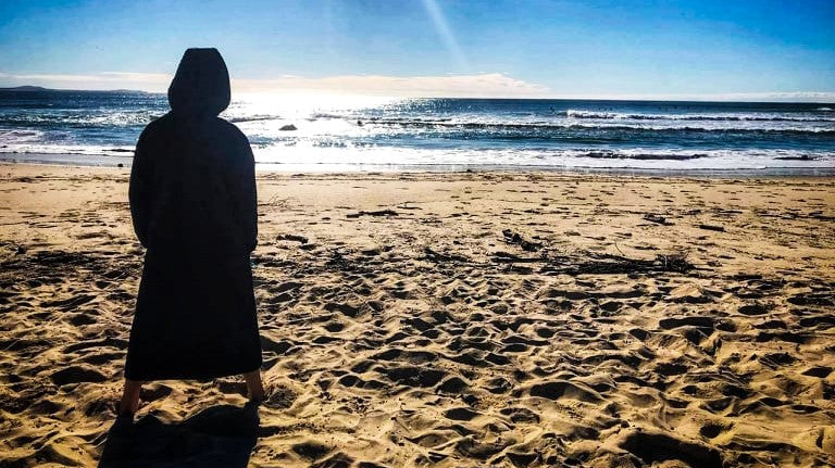 Hooded towels for after swimming have been updated and replaced by Swim Parkas which keep you wamer and the car seats dry.