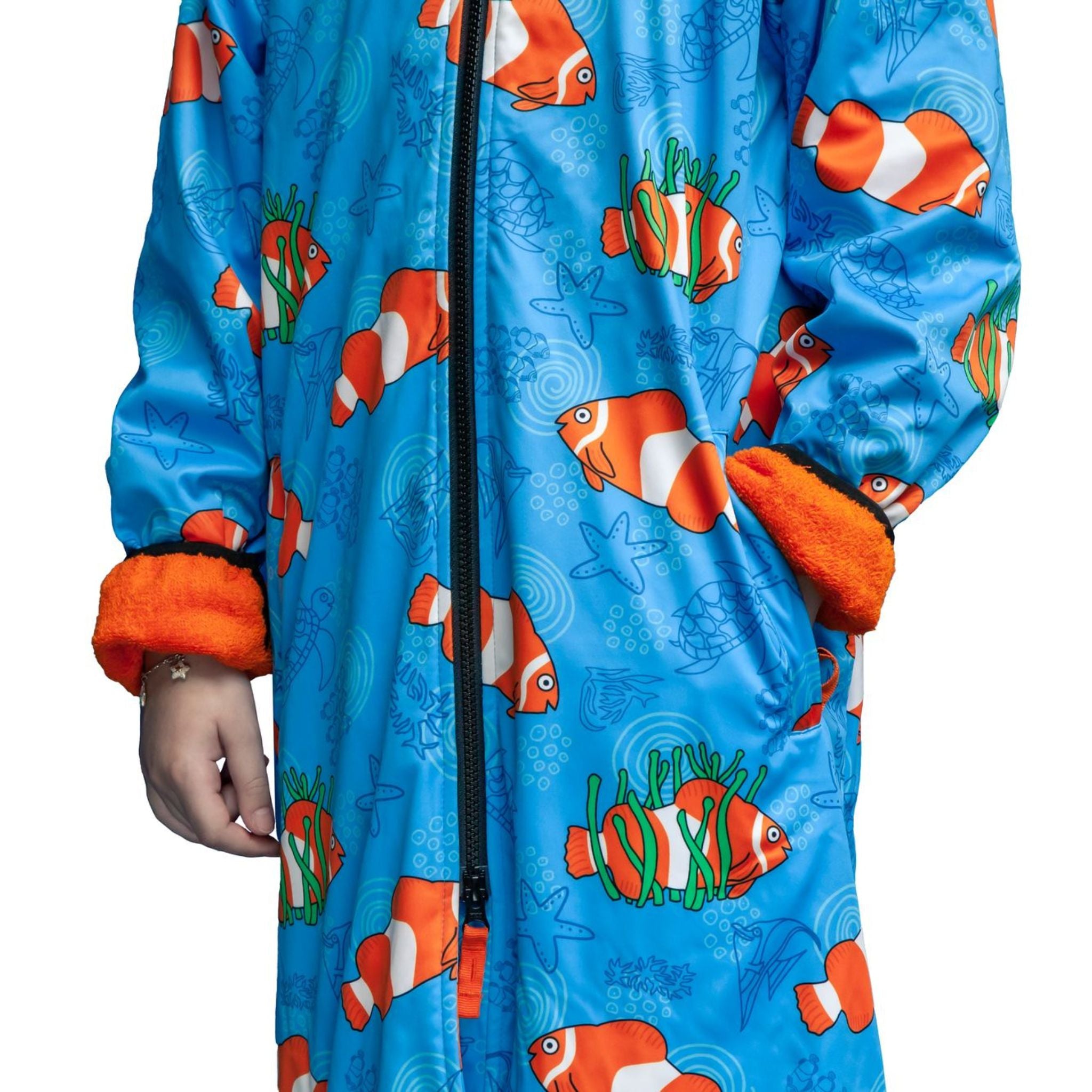 fish swim parka