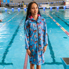 swim parka with pink mermaids