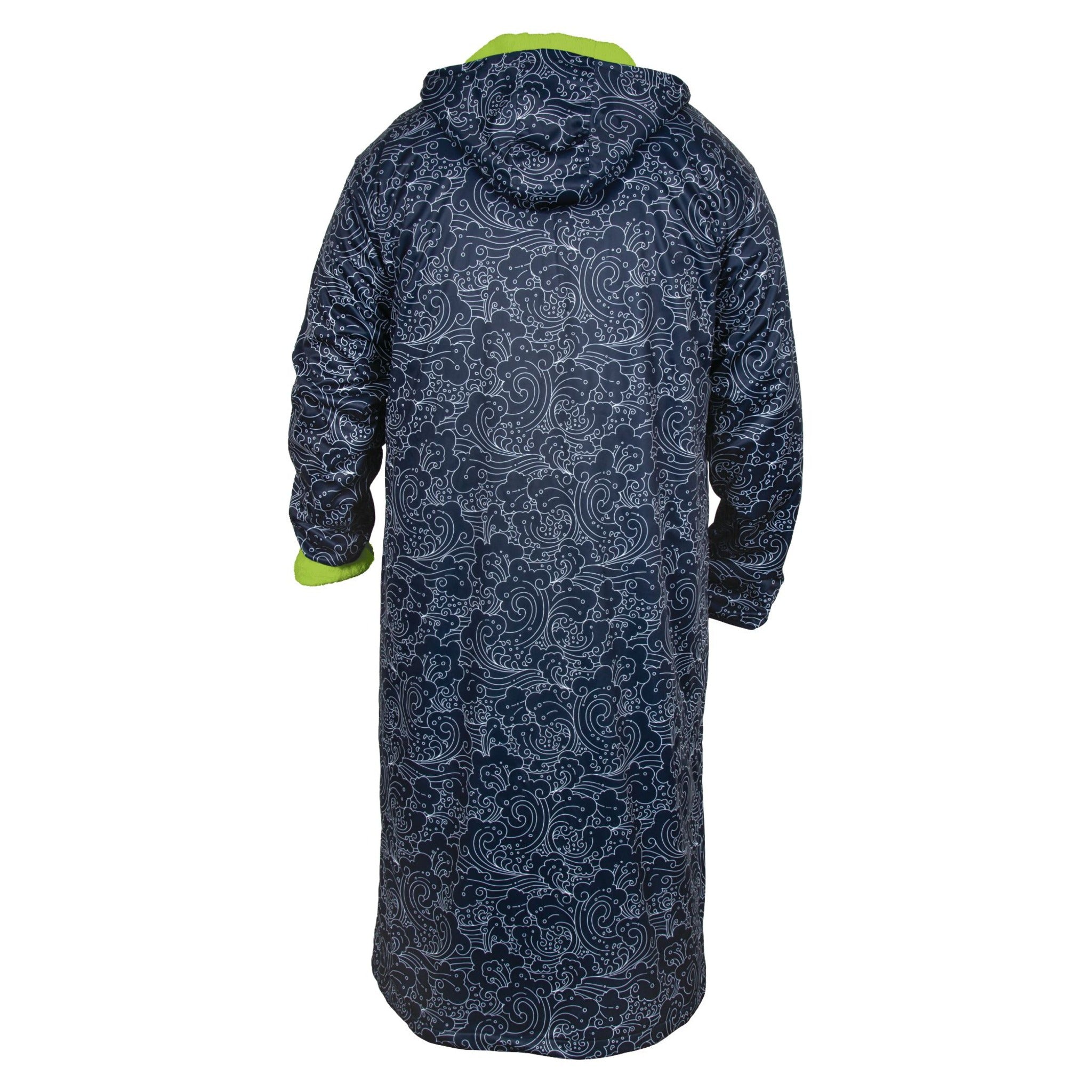 Swirls swim parka for men