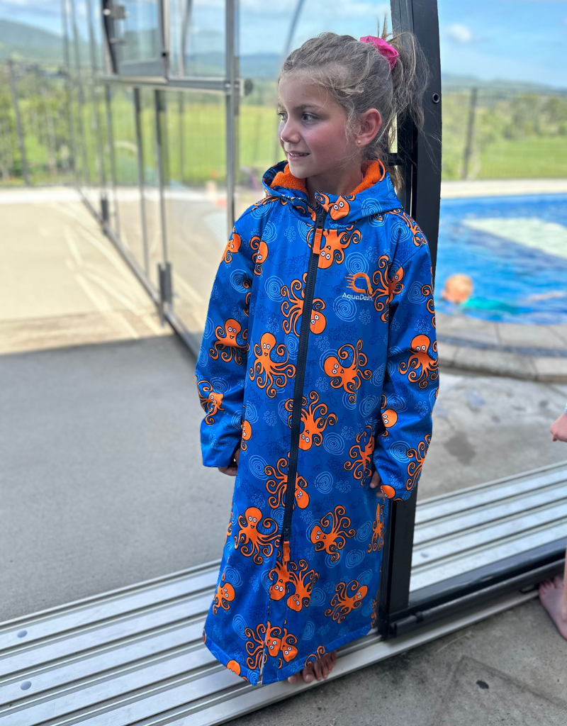 fun patterns on swim parkas