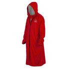 Long Red Swim Parka