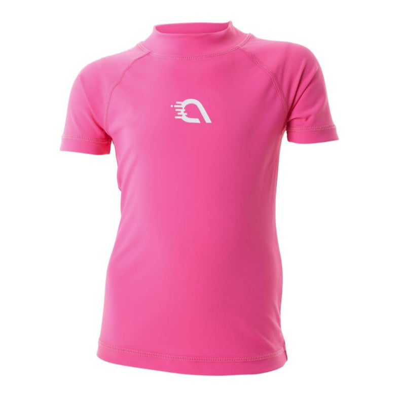 pink swim rashie by aquadash rash vest