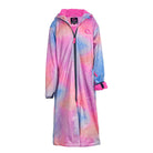 girls swim parka in pastel pink coral tides