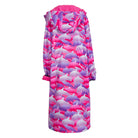 swim parka for girls with dolphin camouflage pattern