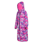 Dolphin patterned swim parka for adults
