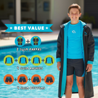 Aquadash swim parka bundle best for swim lessons