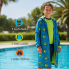 swim lesson bundle with swim parka and unisex swimwear