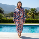 orange swim parka for women extra long 