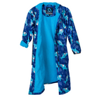 patterned swim parka