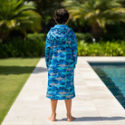 favorite swim parka with sharks pattern that looks like camouflage