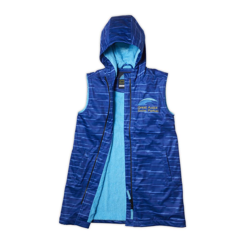Sleeveless Swim Parkas Clearance Aquadash