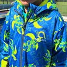 swim parka with turtles