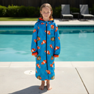 clown fish aquadash swim parka for children in orange