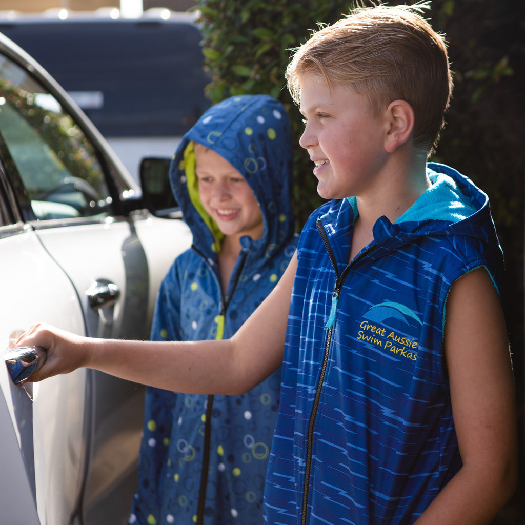 Sleeveless Swim Parkas Clearance Aquadash