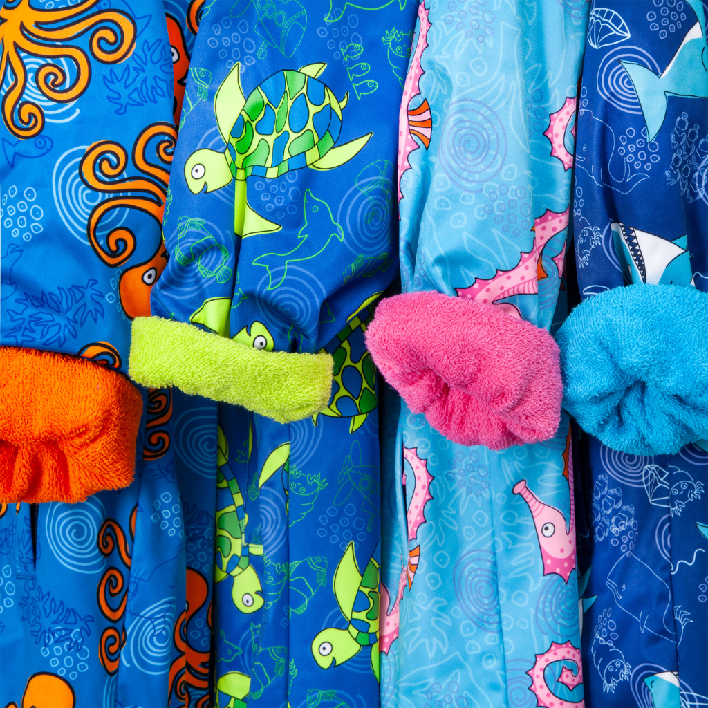 Patterned Swim Parka by aquadash
